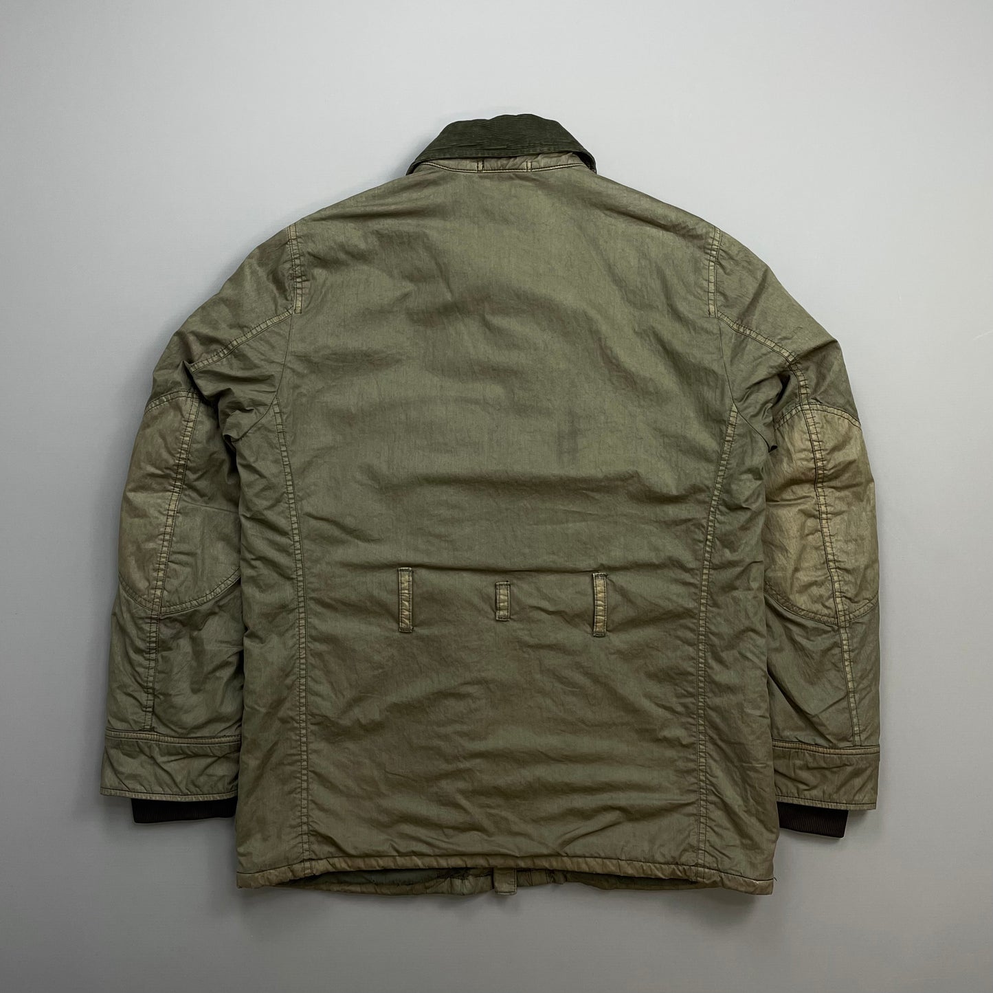 C.P. Company Brown Multi-Pocket Fireman Clasp Lined & Padded Jacket