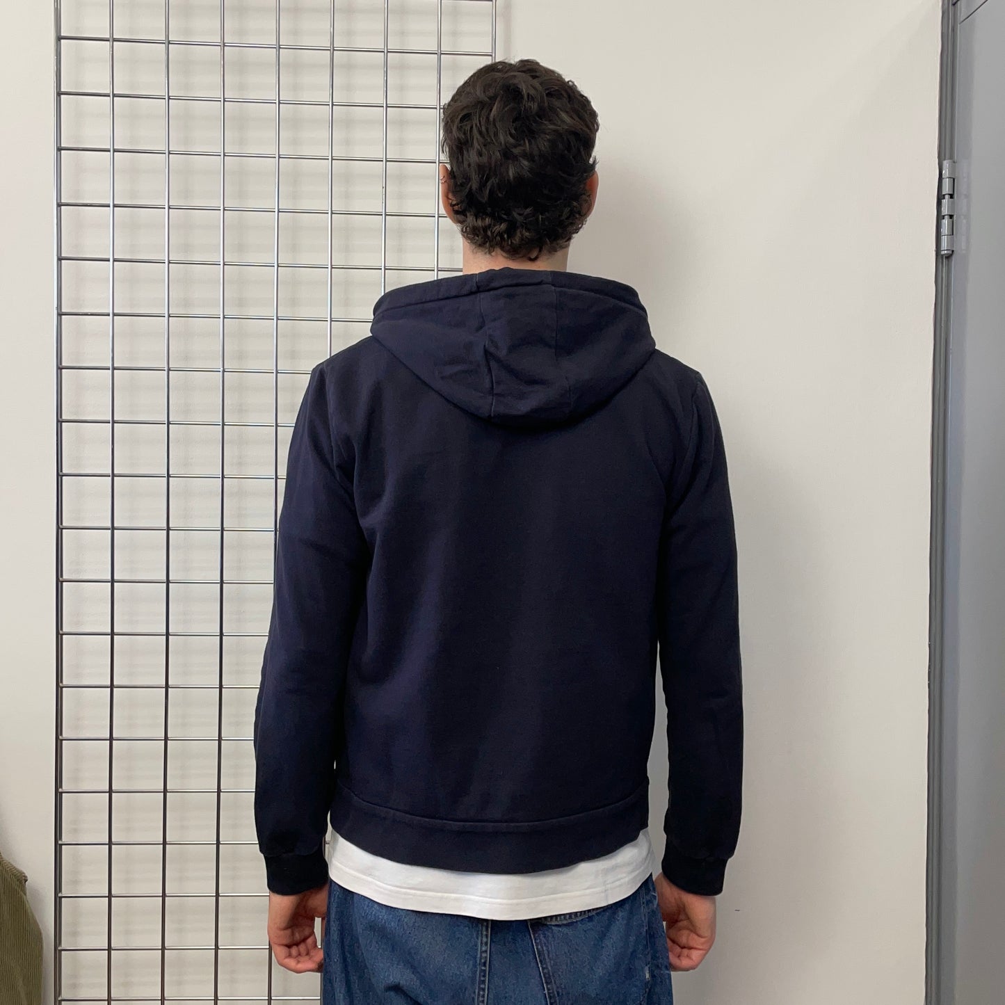 Prada Sport Navy 2019 Padded Hybrid Hooded Jacket