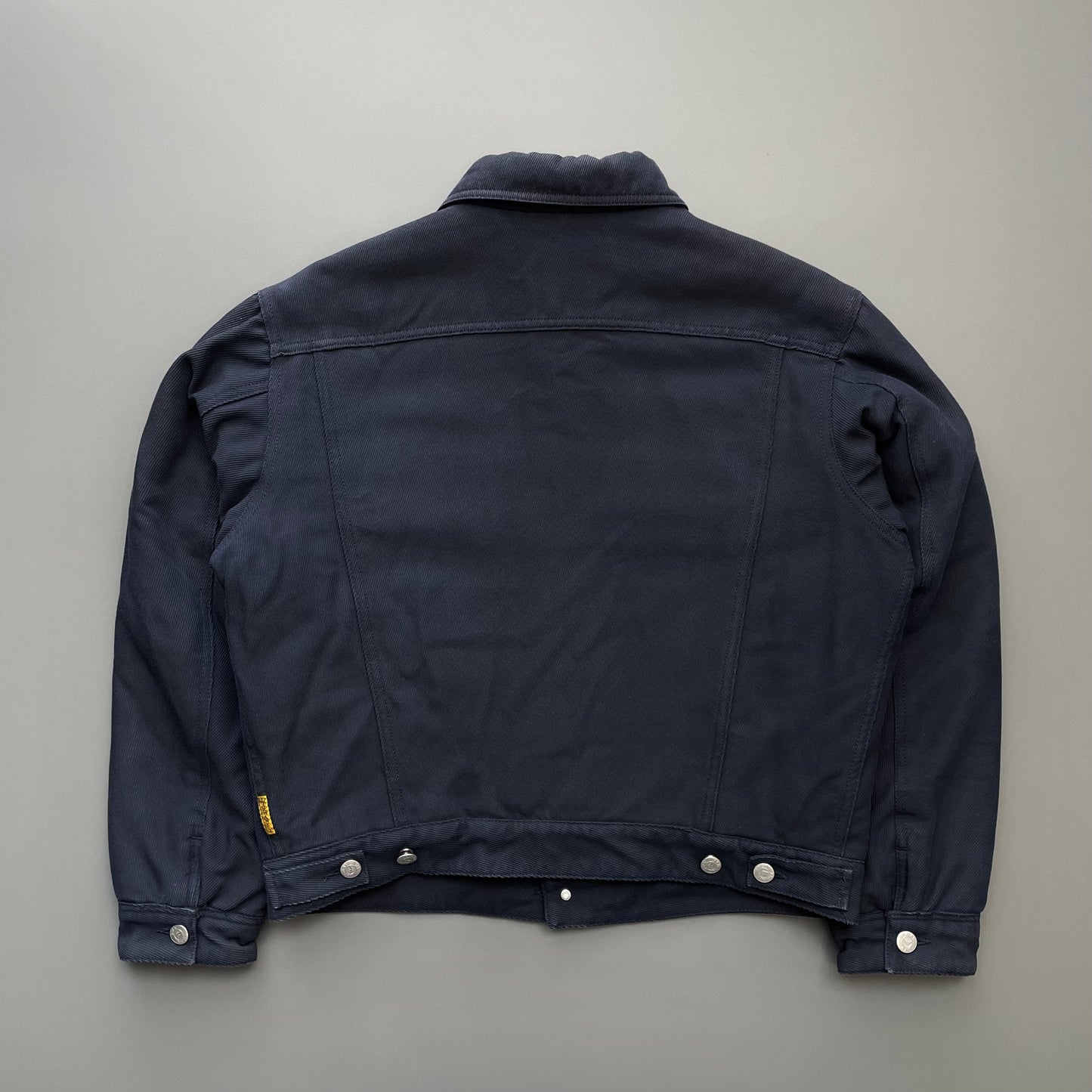 Armani Jeans Navy 90s Padded Trucker Jacket