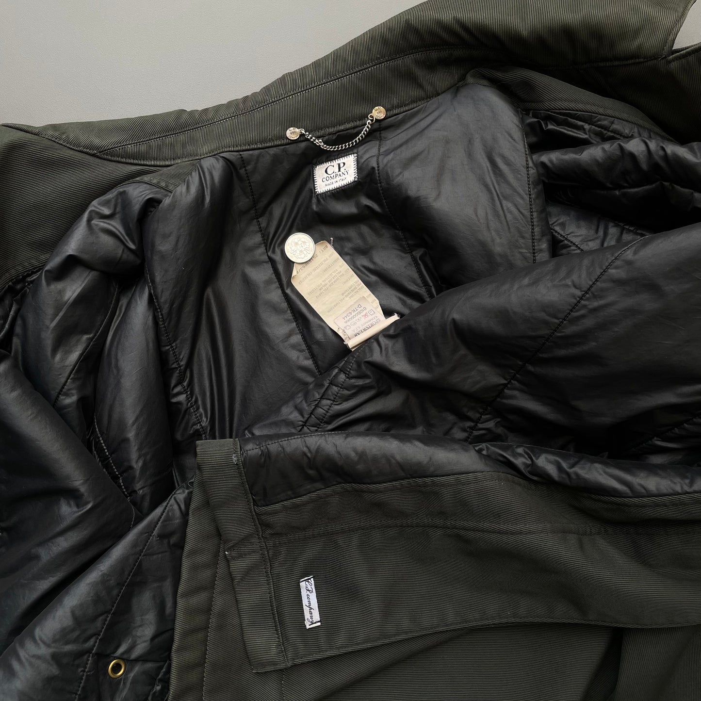 C.P. Company Forest Green AW96 Wool & Nylon Overcoat